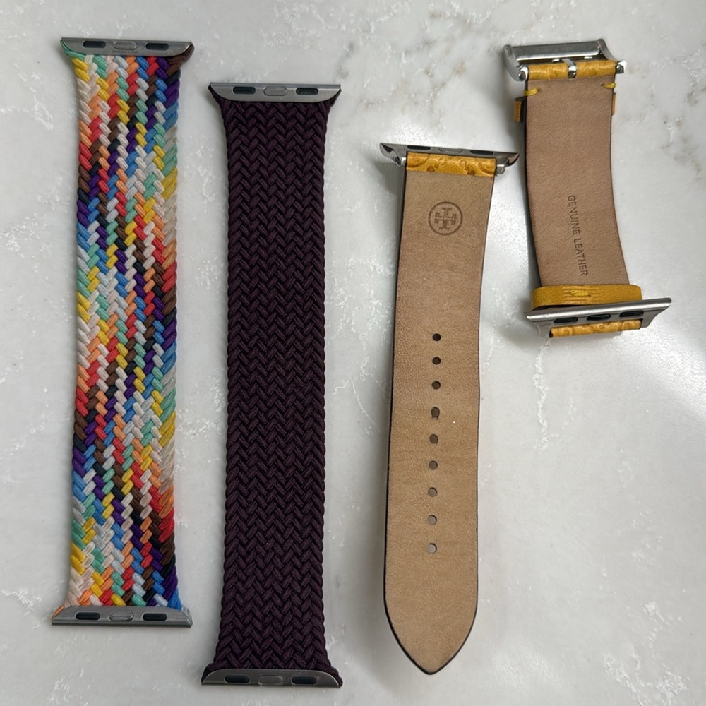 Set of 3- Apple Watch bands - Apple brand & Tory Burch - Picture 2 of 6